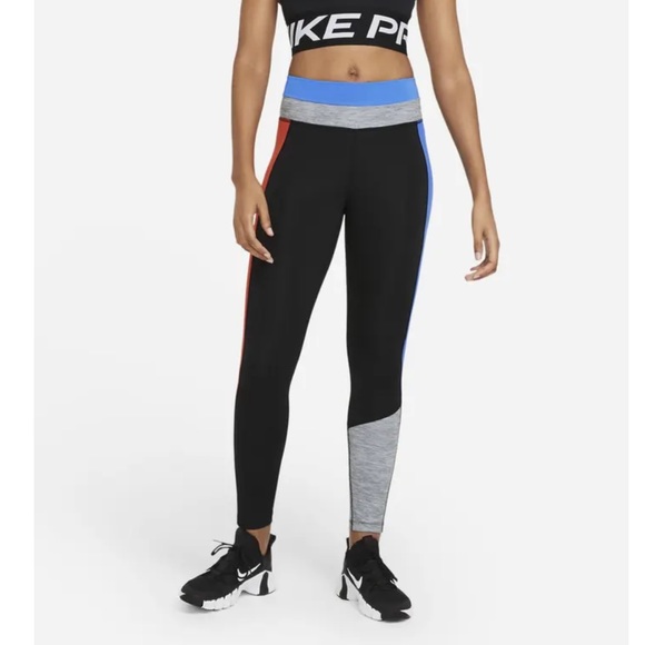 Nike Pants - Nike Colorblock Dri-FIT 7/8 Leggings Sz M